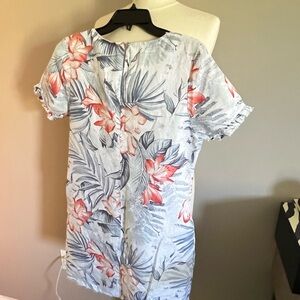 Floral Short Sleeve Dress